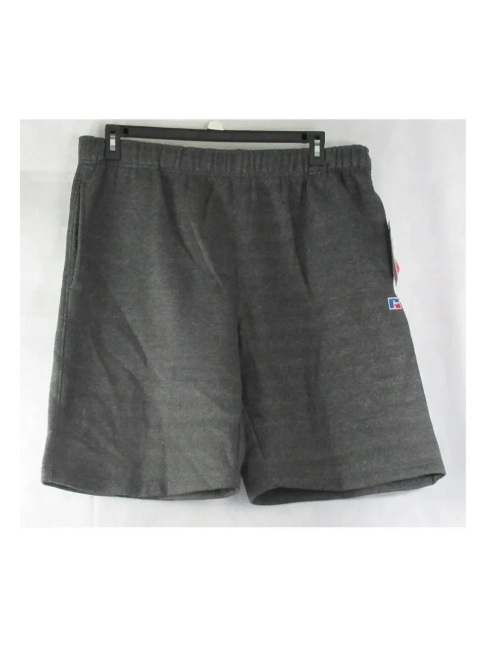 Russel Athletic Men's Fleece Drawstring Sweat Shorts, Charcoal Heather Gray, S